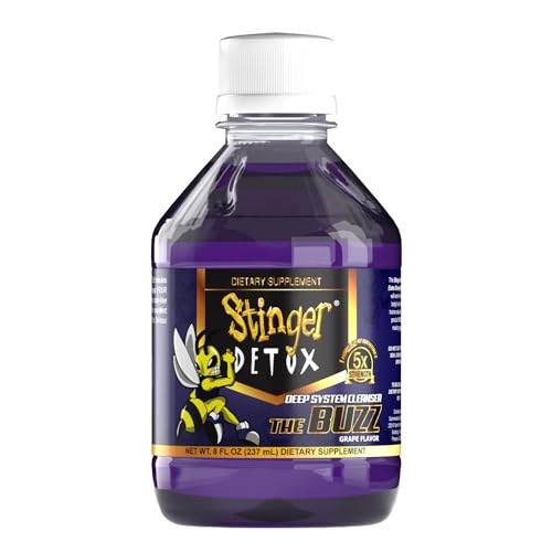 Stinger Detox Buzz 5X Extra Strength Drink – Grape Flavor – 8 FL OZ - 2 Pack - Image 6