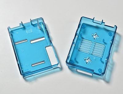 sb components Protective Case/Box/Enclosure Transparent (Blue) for Raspberry Pi