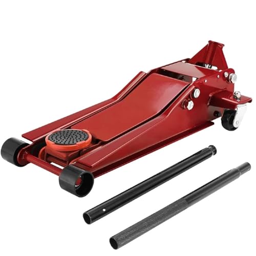 Chariot en acier robuste cric hydraulique de sol 3T de haute résistance