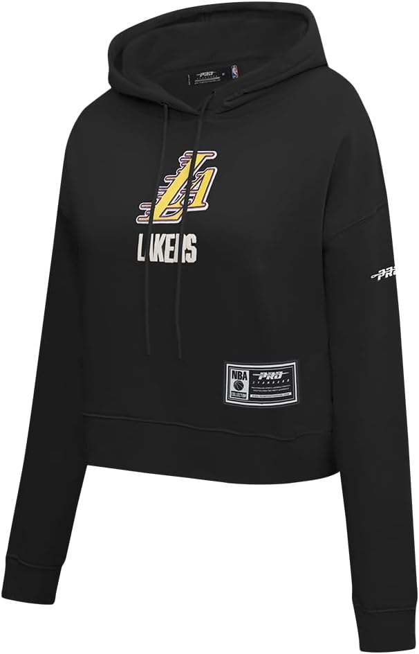 Pro Standard NBA womens Womens Nba Modern Originals Brushed Back French Terry Cropped Pullover Hoodie - Image 2