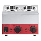CMI Commercial Double Sauce Topping Bottle Warmer,Food Sauce Warmer,Jam Heat Preservation...