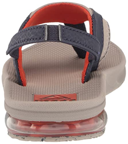Reef Kids Boys Sandals, Little Fanning, Taupe/Navy, 6 #TOP2