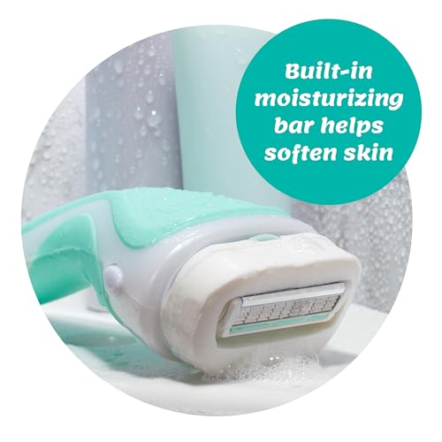INTUITION Schick Intuition Razors for Women with Sensitive Skin | 1 Razor & 2 Intuition Razor Blades Refill with Organic Aloe