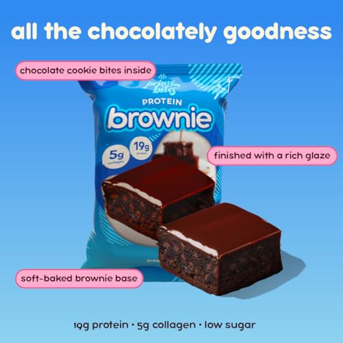 Image of Prime Bites High Protein Brownie Snack, Low Carb, Chocolate Cookie 12ct