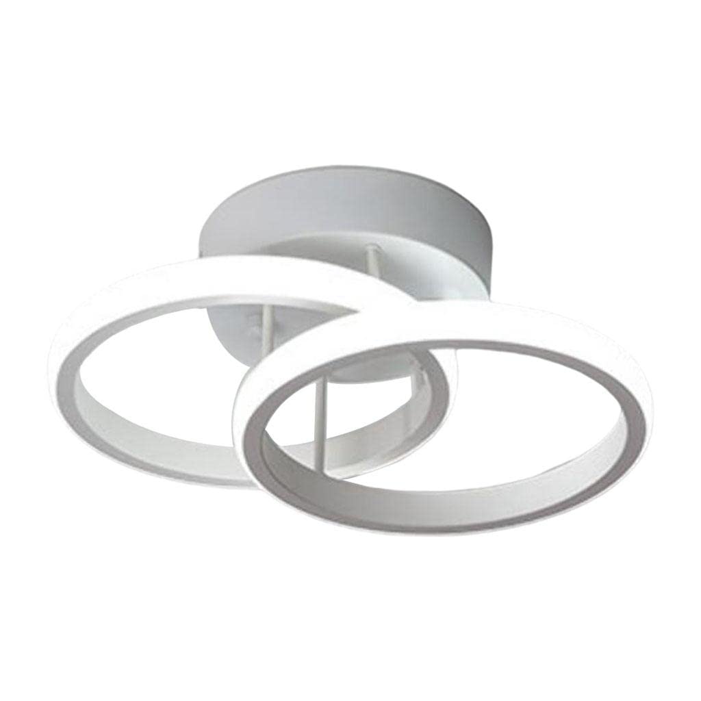 Club Bollywood®Led Ceiling Light Lighting Fixture Flush Mount Simple for Entrance Aisle White 24—16—12.5Cm|Home & Garden | Chandeliers & Ceiling Fixtures|1 Piece Led Ceiling Light-image-41