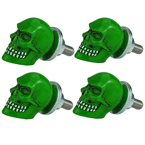 Abfer Gear Shift Knob Bundle With Skull License Plate Screws, Weighted Stick Shifter Lever Knob And Car Plates Anti-Theft Screw Bolt Kit For Most Vehicles Trucks #TOP7