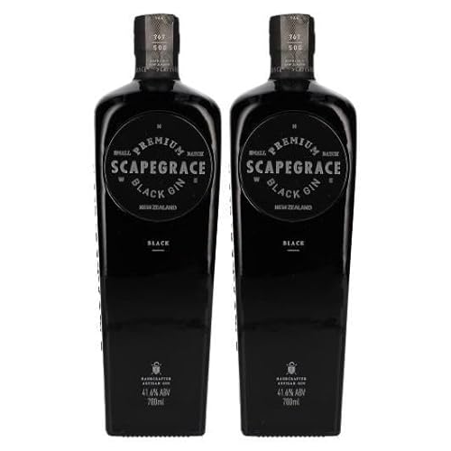 XP[vOCX ubN v~AEhCEW m700ml×2{ SCAPEGRACE Black Premium Dry Gin j[W[hn