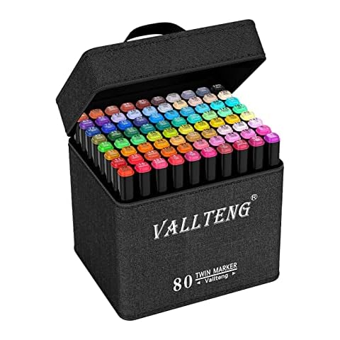 Jingyue 80 Color Rotuladores Arte Dibujo Cover