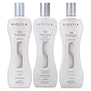 BioSilk 3-Piece Silk Therapy Kit, Shampoo, Conditioner & Serum for Healthy, Shiny, Manageable Hair, Sulfate-Free, Paraben-Free, Cruelty-Free, 12 Oz Haircare Set