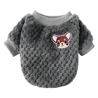 Amazon | Jimjis 犬服 秋冬 犬 服 冬 サンゴベルベット フリース 犬の