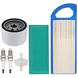 HIPA Tune-up Kit 698083 394358S 394358S 494768 for Briggs & Stratton Intek 15.5 and 17-17.5HP Tractor Engines with Plastic Air Filter Housing