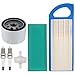HIPA Tune-up Kit 698083 394358S 394358S 494768 for Briggs & Stratton Intek 15.5 and 17-17.5HP Tractor Engines with Plastic Air Filter Housing