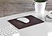 Price comparison product image ZALE YARDLEY Mouse Mat, Gaming PC Mouse Pad, Non Slip, Handmade with Leather, 24cm x 20cm x 1cm (Dark Brown)