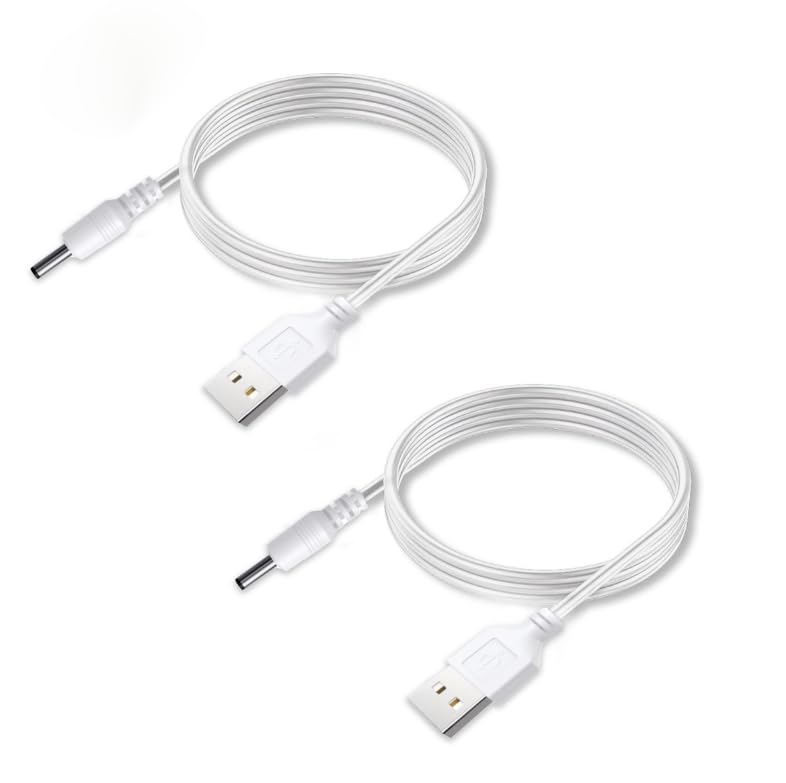 Câbles Alimentation USB vers DC 3,5 x 1,35mm - Pack de 2 - 100cm