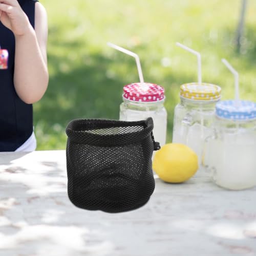 BESPORTBLE Bolsa de Almacenamiento para Camping Organizador Ligero de Malla para Utensilios de Cocina Tazas Hervidores Fondo Redondo Portátil Esenciales de Cocina Exterior miniatura 2