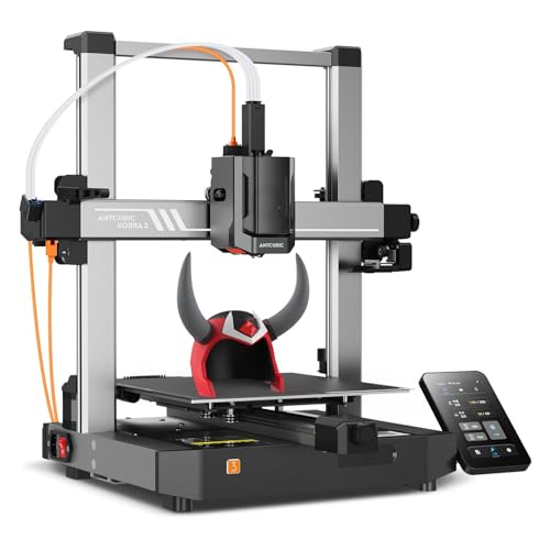 Anycubic Kobra 3 3D Printer Only, Max 600mm/s High Speed, Multicolor Printing Requires Additional Anycubic ACE PRO, Upgraded Details Easy and Smooth, 4.3" Adjustable Touchscreen 250*250*260m