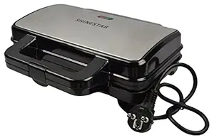 shinestar Gr_015 2-Sandwich Griller (Black)