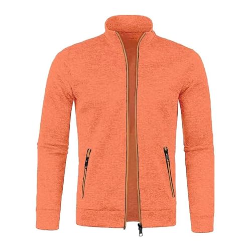 Men's Winter Warm Cardigan Sweaters Casual Ribbed Knitted Sweater for Men with Pockets2