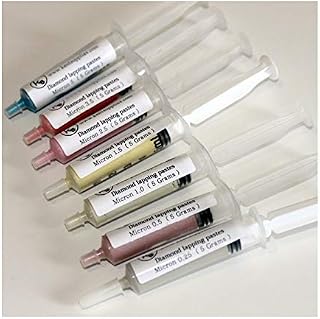 7pcs 5 gram Diamond Lapping Paste Polishing Compound For Fine to Final Polishing, Grits 0.25 to 5.0 microns