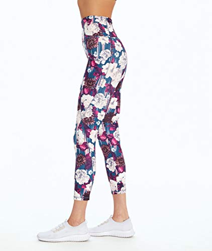 Marika Tasha High Rise Pocket Ankle Legging, Floral Majolica, Medium #TOP3