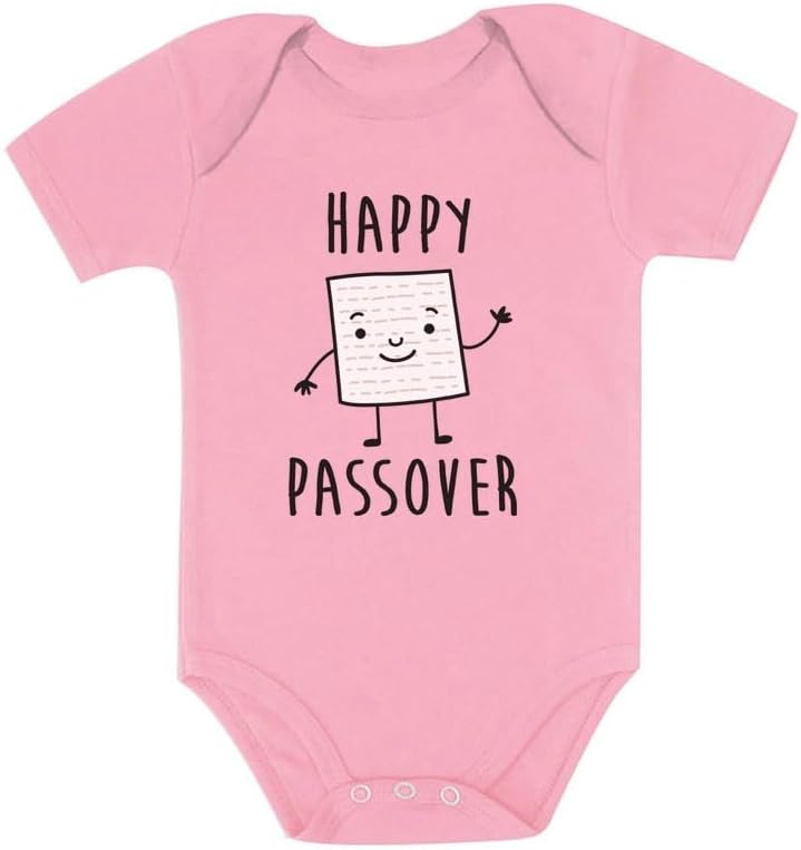 Tstars Passover Baby Bodysuit for Boys & Girls - Cute Jewish Holiday Infant Outfit for Seder Celebration