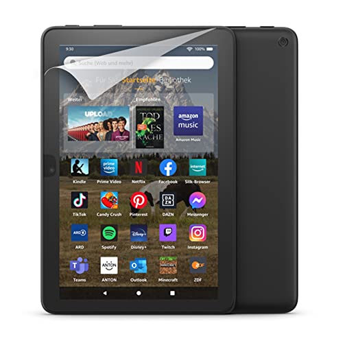Der neue transparente Displayschutz von NuPro (Doppelpack), für das Fire HD 8-Tablet und das Fire HD 8 Plus-Tablet (2022) Cover