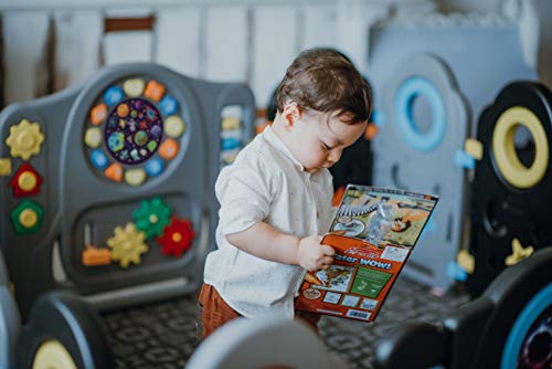 Baby Safety Playpen: Safe Zone Playpen Gray Black Baby Playpen - Kids Activity Center Playard, Safe Play Yard Play Pen With Games & Door For Infants (Gray & Black, 14 Panels) #TOP6