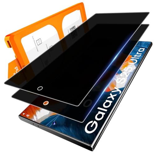 LK für Samsung Galaxy S25 Ultra für Schutzfolie Sichtschutz mit 2 Stück Anti-Peeping Schutzfolie [Auto-Installation] Kratzfest für Samsung S25 Ultra Schutzfoile 0 Staub & Blasen Anti-Fingerabdruck