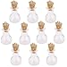 Produktbild Mini Flaschen - SODIAL(R)10 Stk. Glaskorken Flaschen Glaeser Flaeschchen Wunsch Flaschen Anhaenger Mit Flache Kolbenform
