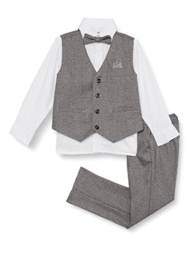 Conjunto de chaleco de tweed Isaac Mizrahi: elegancia ideal para niños en bodas