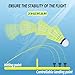ZHENAN Badminton Birdies,12 Pack Nylon Badminton Shuttlecocks-Hight Speed Batting Training Practice Birdie Ball for Indoor and Outdoor Sports Matches,Highly Stable & Durable Shuttle Balls