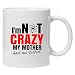 Produktbild Acen Merchandise I'm not crazy my mother had me tested' - Fun Keramik Tasse Kaffee Tee Becher  Perfekt Valentines/Ostern/Sommer/Weihnachten/Geburtstag/Jahrestag Geschenk