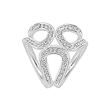Legierung, Strass Carry stone Premium-Qualität Strass Frauen Seidenschal Ring Clip Schal Schal Schnalle Halter dekorative Pin