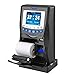 AT5000 Fingerprint & Badge Employee Time Clock with Printer, Battery, USB Drive and 5-Badges Included
