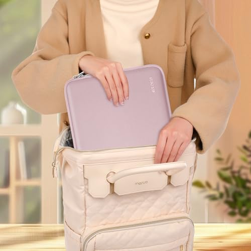 MOSISO Housse Ordinateur 13 Pouces avec Pochette,Rose – vue 6