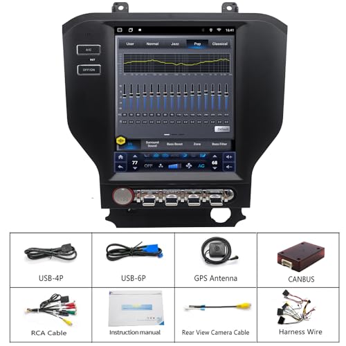 Radio Reemplazo Pantalla Táctil Ford Mustang 2015-2023 miniatura 6