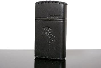 Amazon Co Jp ジッポ Zippo ライター メンズ スリム 牛革 手縫い ブラック 人気 おしゃれ レザー ジッポー オイルライター 男性 本革 ジッポライター ジッポーライター プレゼント にも 腕時計