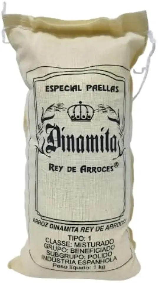 Arroz Bomba Espanhol para Paella Rey de Arroces 1kg