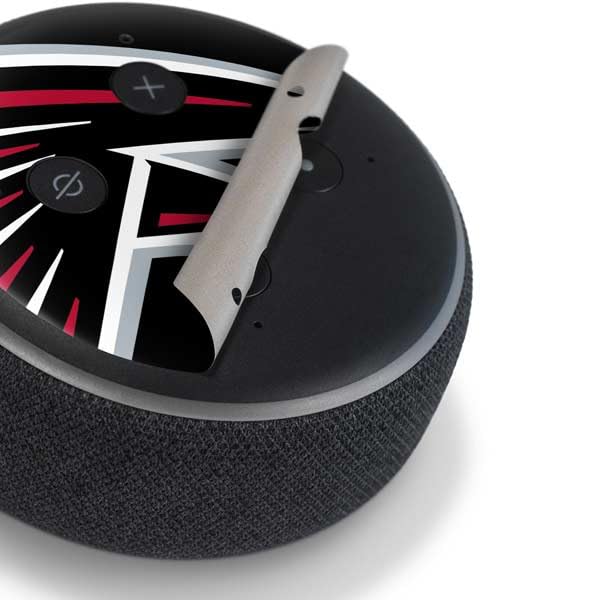 Skinit Decal Audio Skin Compatible with Amazon Echo Dot 3 - Officially Licensed NFL Atlanta Falcons Large Logo Design