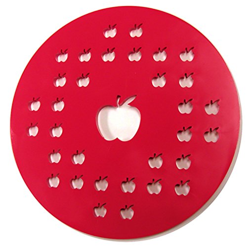 Norpro Apple Pie Top Cutter, 10-Inch, Red