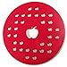 Norpro 3259 Apple Pie Top Cutter, 10-Inch, Red