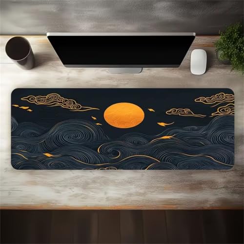 Alfombrilla escritorio grande de 800x300mm estilo gaming mouse pad para oficina y ordenador