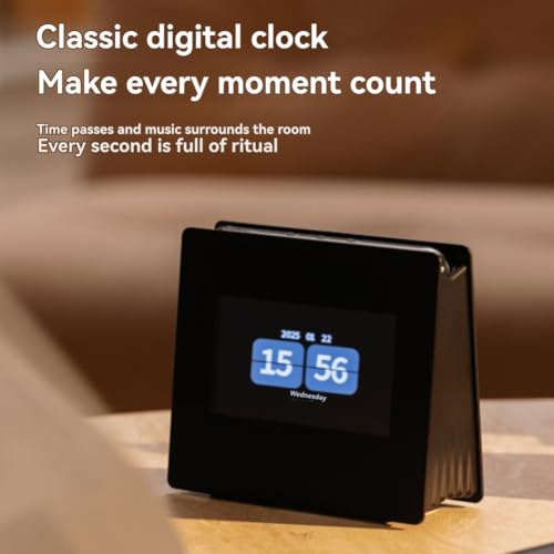 Enceinte Bluetooth haute définition : audio premium 360° et horloge écran