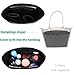Purse Organizer Insert for longchamp Le Pliage Neo(Large) Handbags Insert Organizer 1012BLACK-L