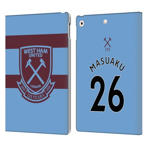 Protégez votre iPad 10.2 avec l\'étui portefeuille cuir West Ham United Masuaku