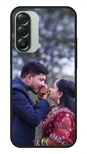Image of NDCOM for Customised Samsung A56 5G Back Cover | A56 5G Samsung Cover Ultimate Protection | Galaxy A56 Back Cover | DIY Personalised Photo Design | Customized Gift Custom Text Name Printed Metal Case