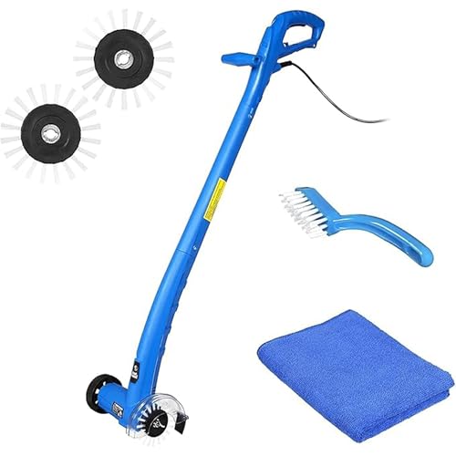 Electric Stand-Up Lightweight Grout Cleaning Machine – Easy-to-Use Tile Grout Cleaner for Deep Cleaning Kitchen Floors, Bathrooms & Tile Surfaces | Powerful Electric Floor Scrubber Tool (Original)