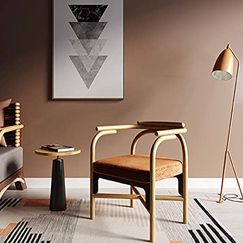 HFVDA Home Negotiation Chair,Comfortable Visitor Chair,Leisure Balcony Chair,Living Room Sofa Chair,Study Room Reading Chair, Fabric - Image 4