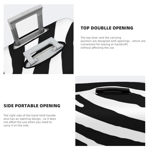 Zebra For Travel Luggage Cover Suitcase Protector Fits 18-32 Inch Travel Luggage Protector Elastic Luggage Anti-Scratch Suitcase Cover3
