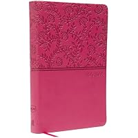 NKJV, Value Thinline Bible, Pink Leathersoft, Red Letter, Comfort Print